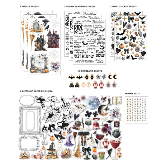 DP Sassy Witch Embellishment Kit