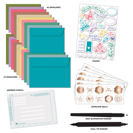 DP Happy Mail Envelope Kit AS 5 Summer Floral