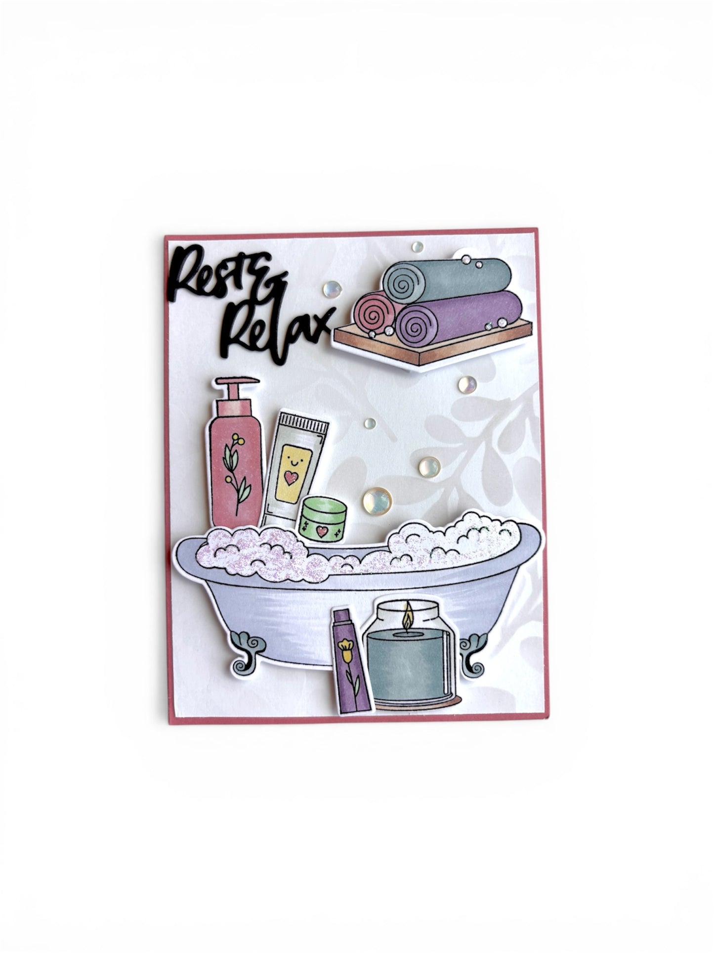 DP Self Care Die, Stamp and Stencil Kit