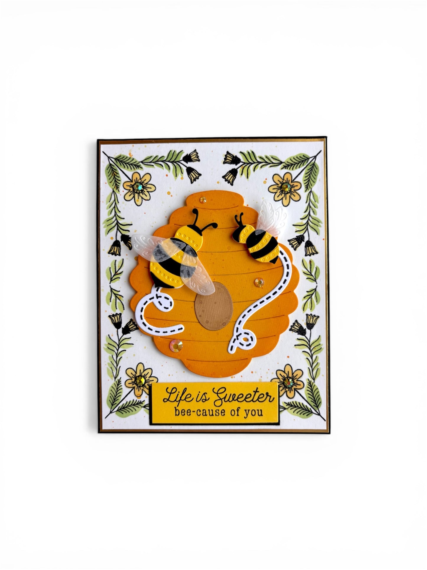 DP Bee Stitch Stamp, Die & Stencil Kit