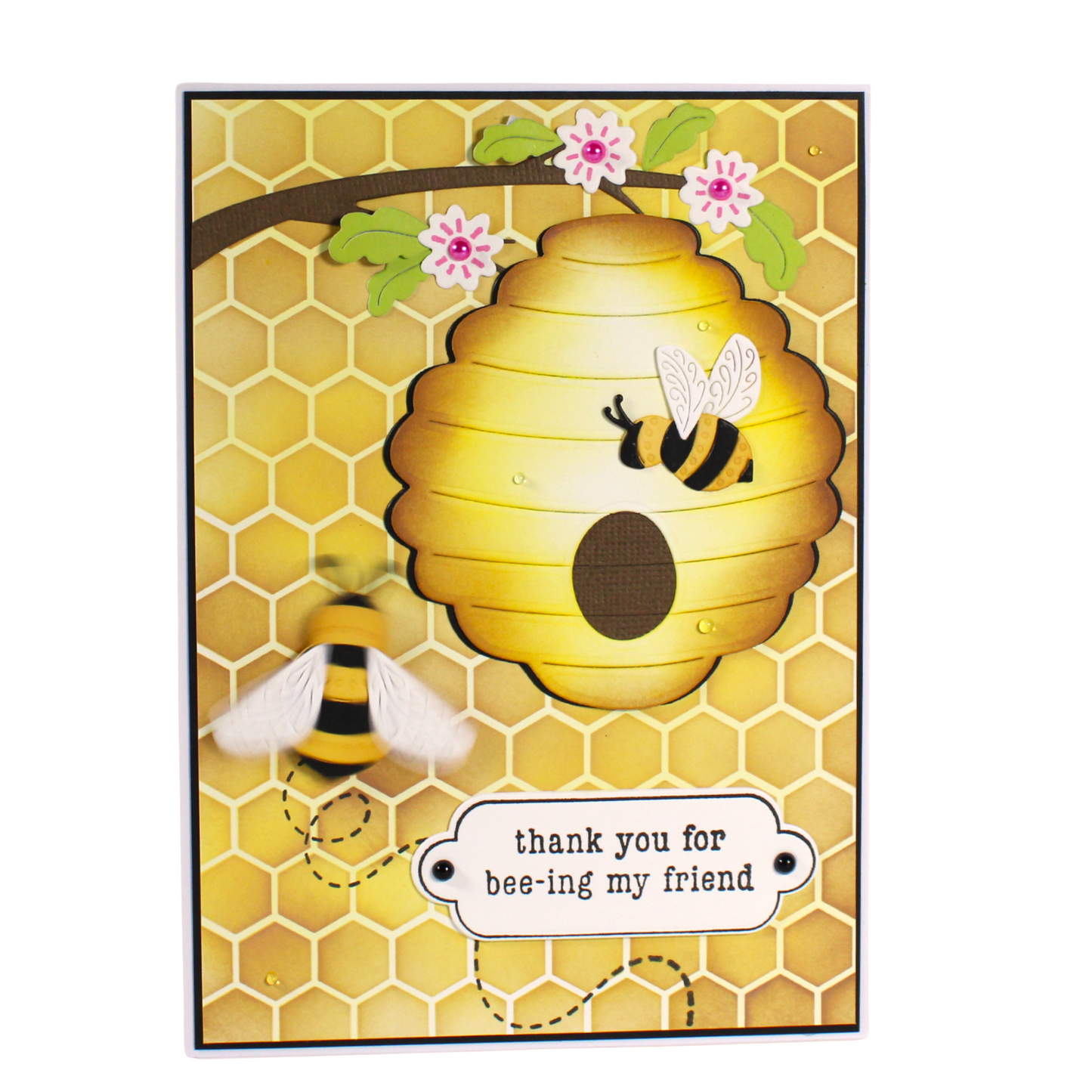 DP Bee Stitch Stamp, Die & Stencil Kit