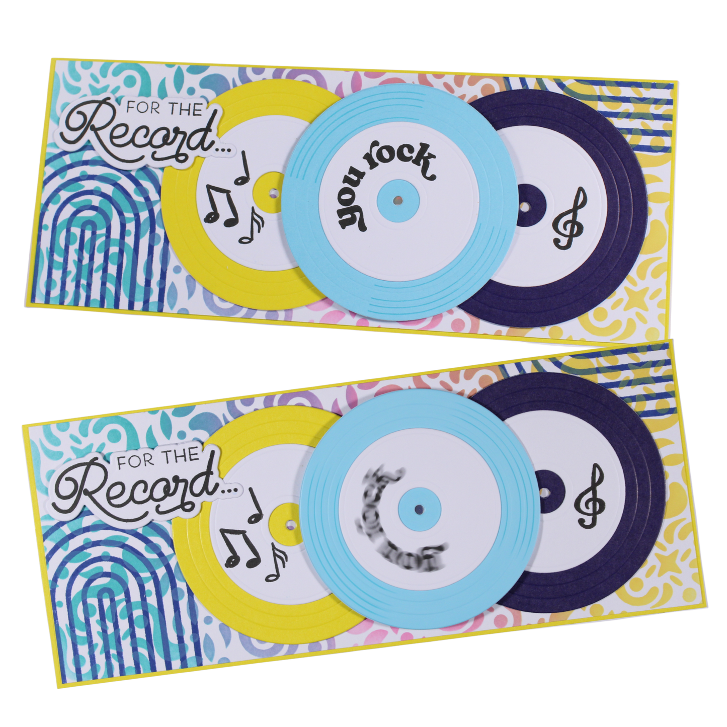 DP Retro Music Die, Stamp and Stencil Kit