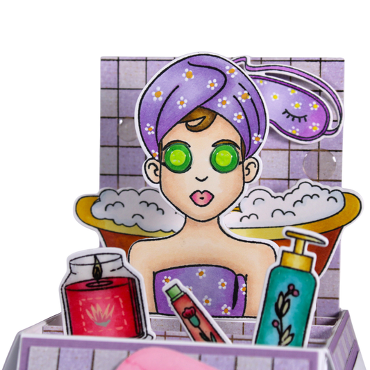 DP Self Care Die, Stamp and Stencil Kit