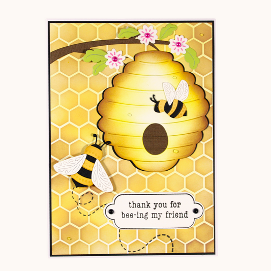 DP Bee Stitch Stamp, Die & Stencil Kit
