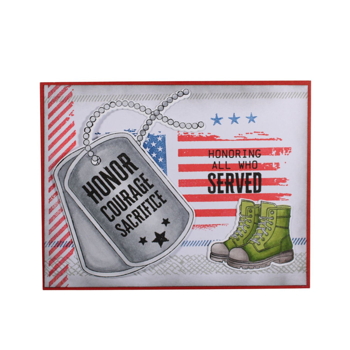 DP M STAMP & DIE THANK YOU FOR YOUR SERVICE KIT