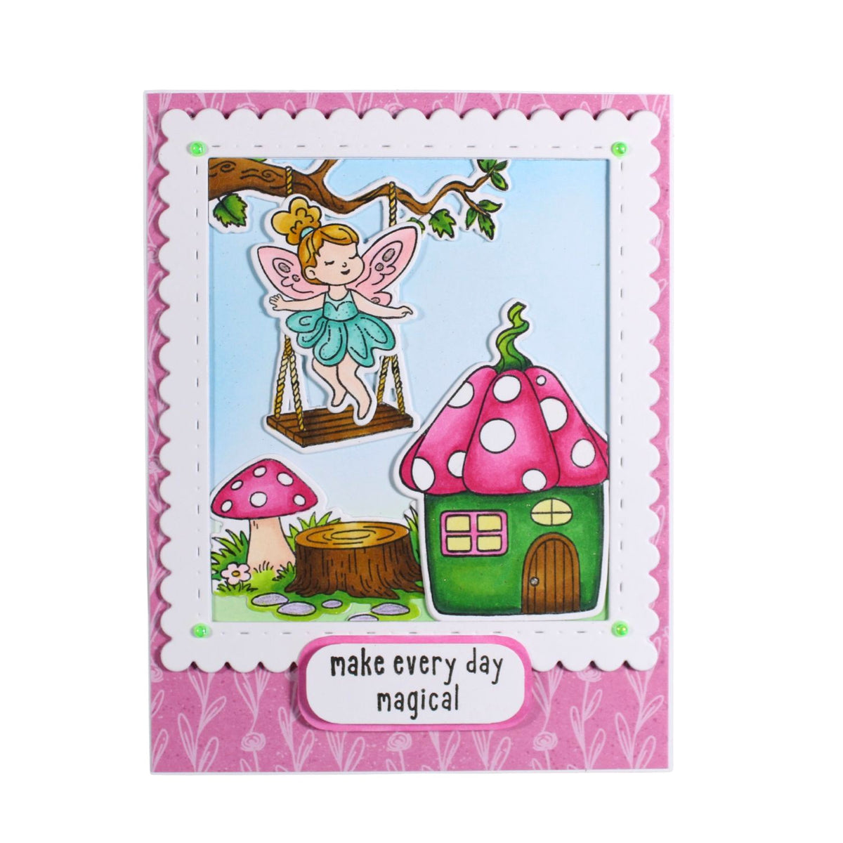 DP BM FAIRY GARDEN STAMP & DIE KIT
