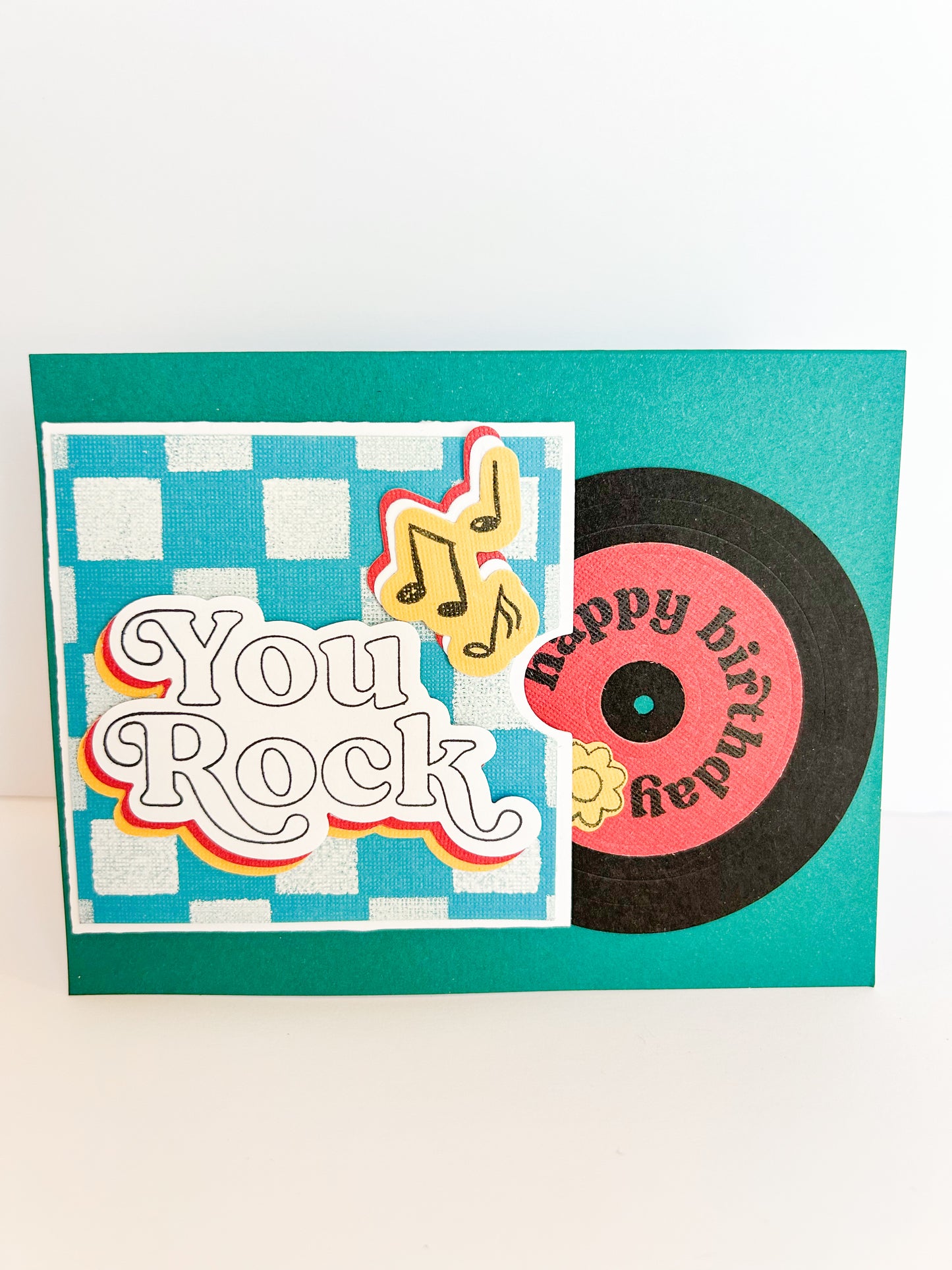 DP Retro Music Die, Stamp and Stencil Kit