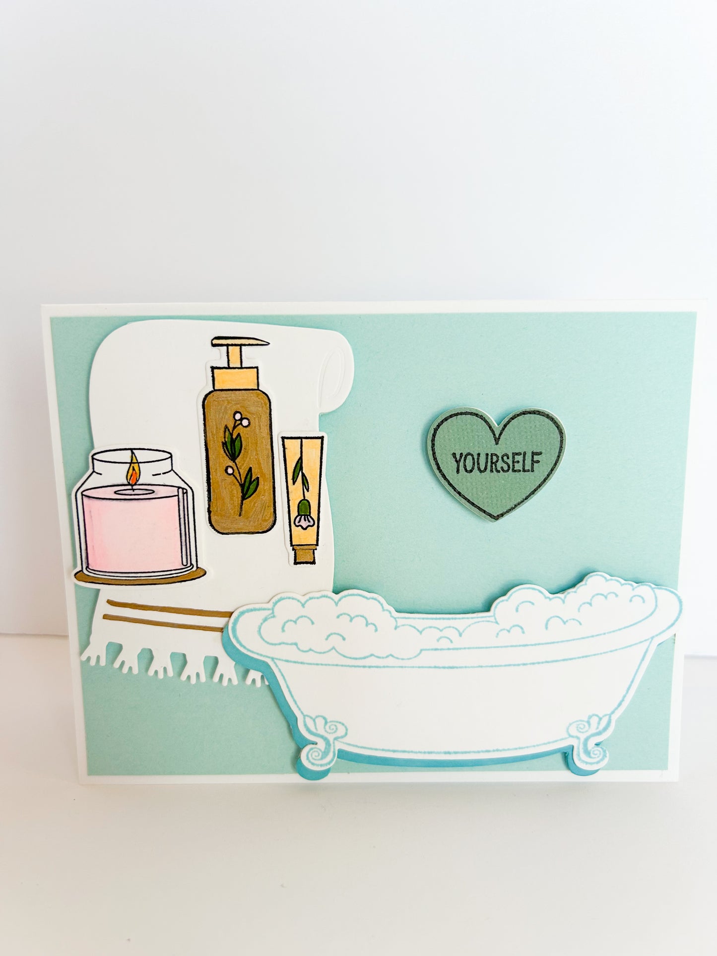 DP Self Care Die, Stamp and Stencil Kit