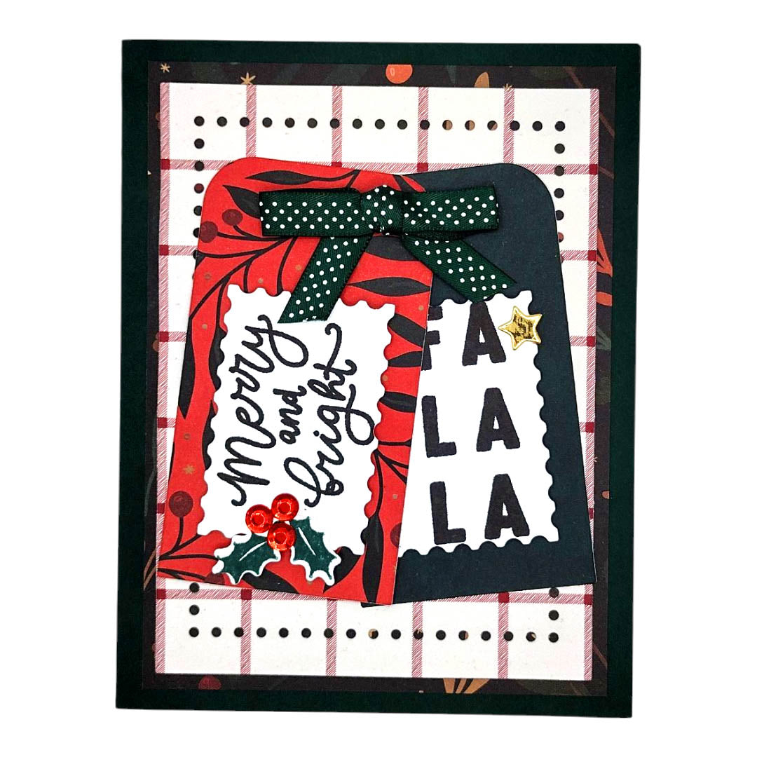 DP Tag Builder Stamp and Die CHRISTMAS