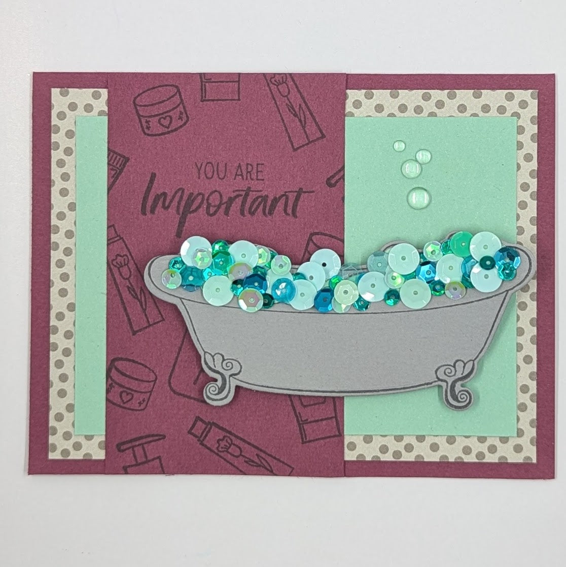 DP Self Care Die, Stamp and Stencil Kit