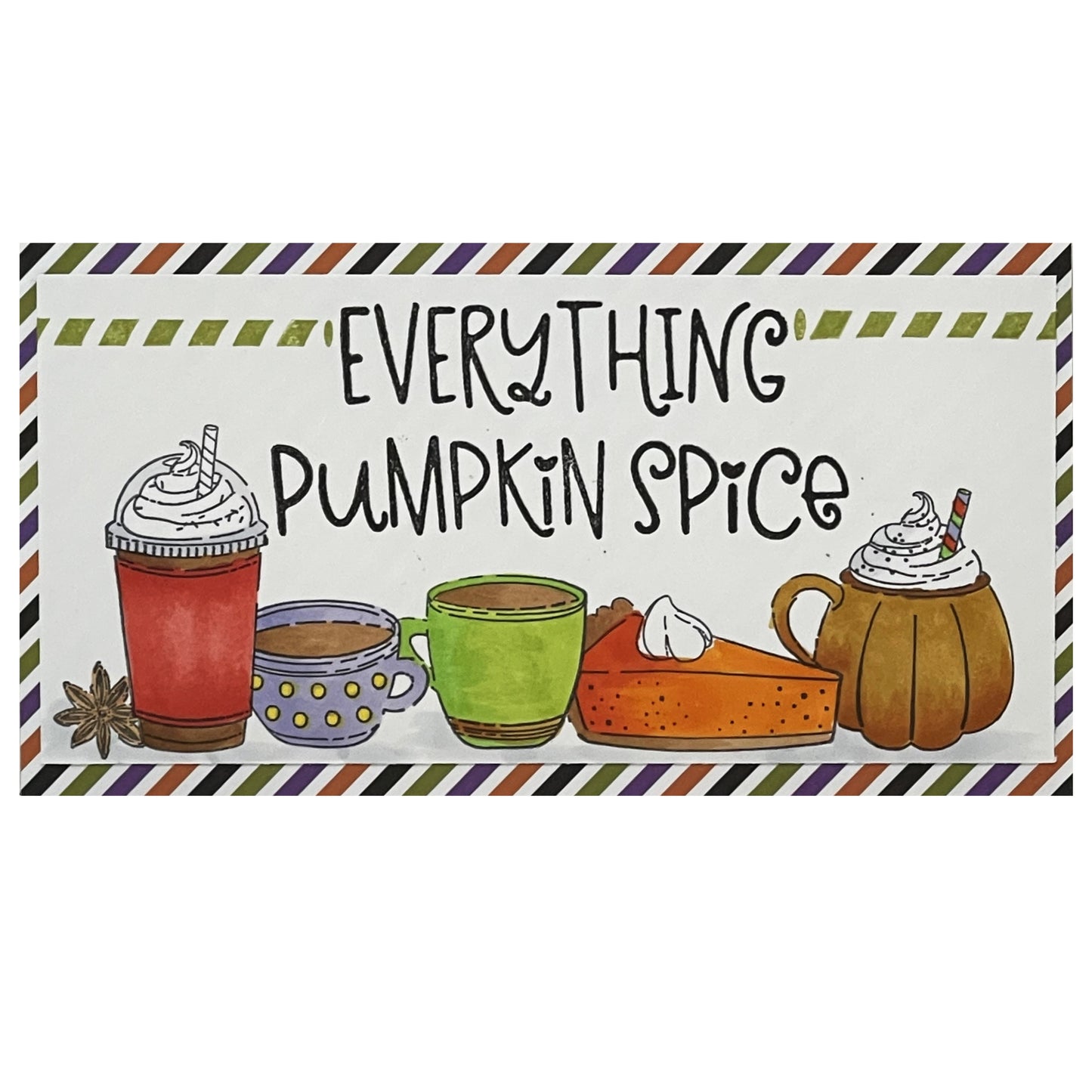 DP Pumpkin Spice Stamp, Die and Stencils Kit
