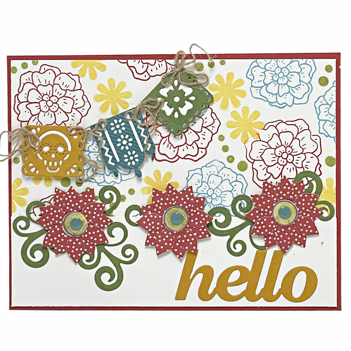DP Day of the Dead Skull Builder Stamp, Die and Stencil Kit