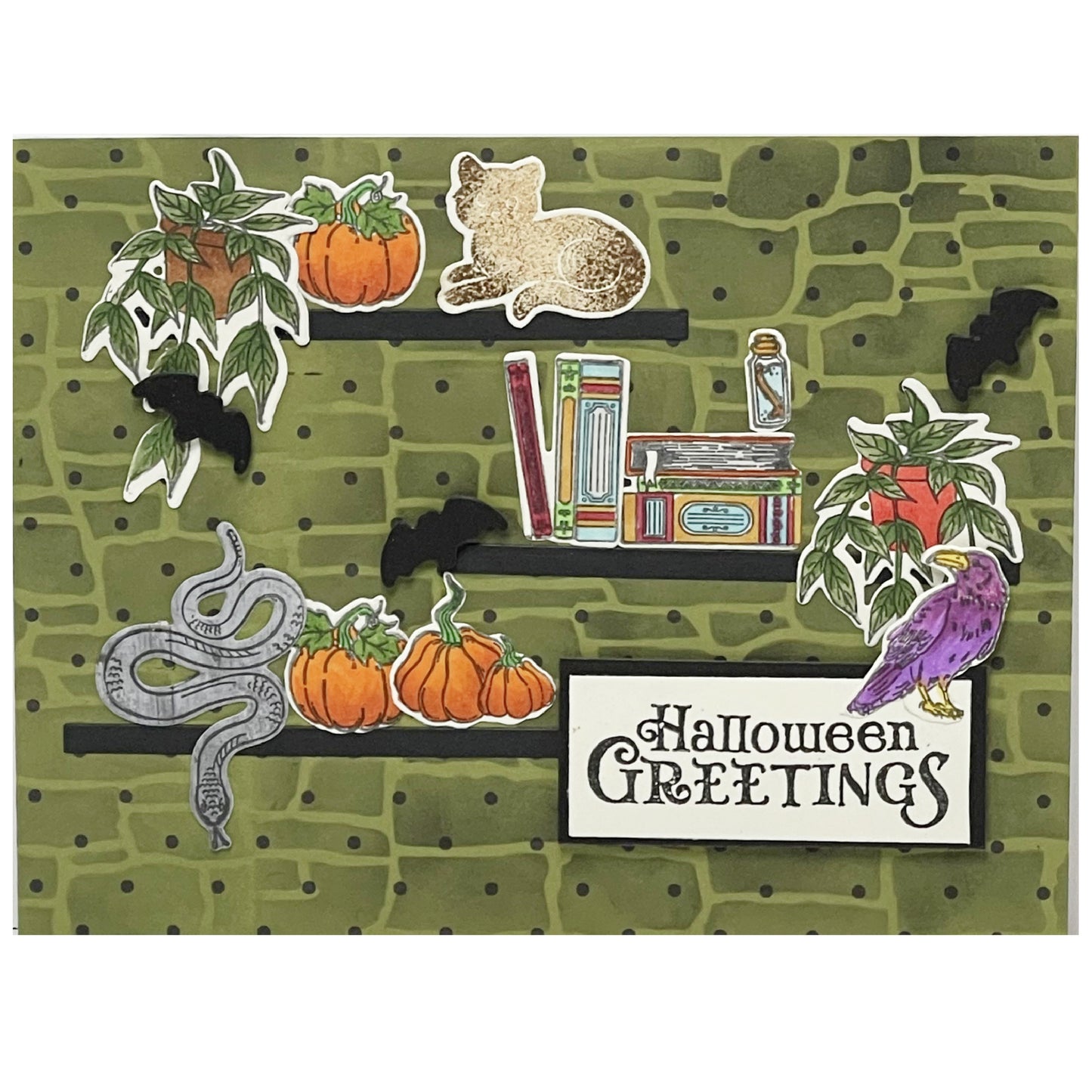 DP Halloween Apothecary Stamp, Die and Stencil Kit