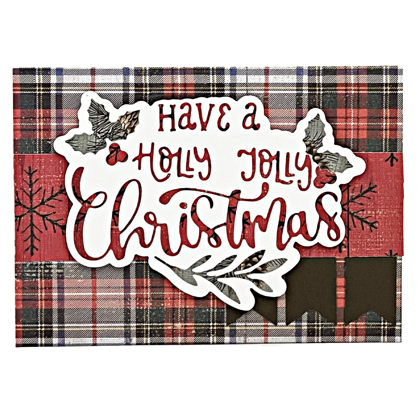 DP Large Christmas words with Embellishments Die Kit