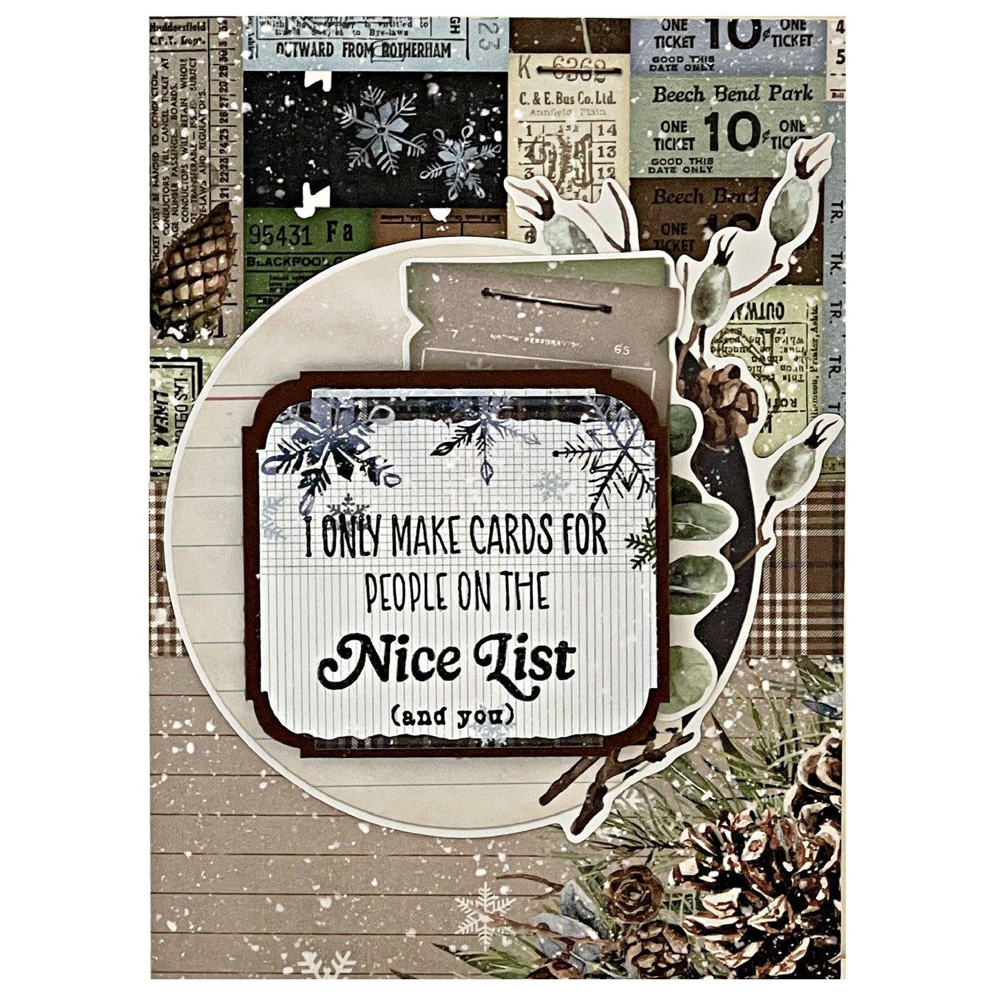 DP Christmas Saying Stamp Kit FREEBIE