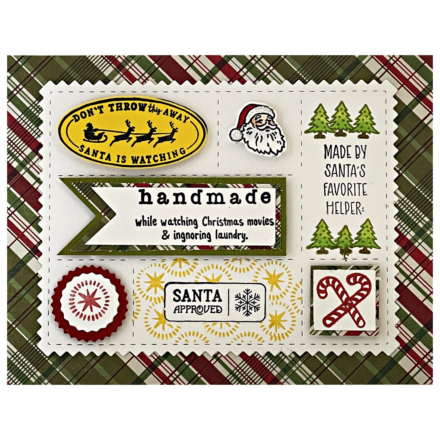 DP Christmas Saying Stamp Kit FREEBIE