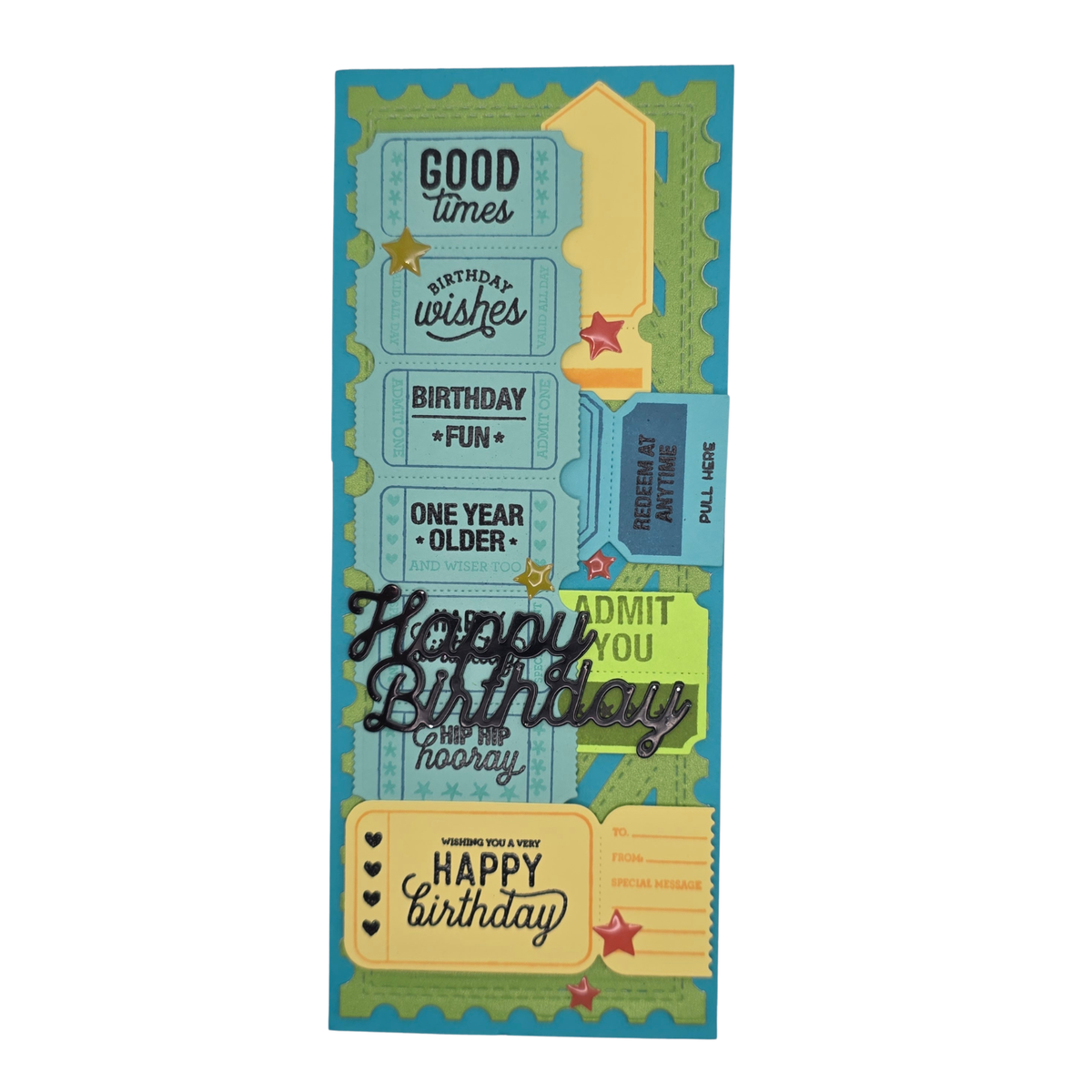 DP BM STAMP & DIE TICKETS KIT