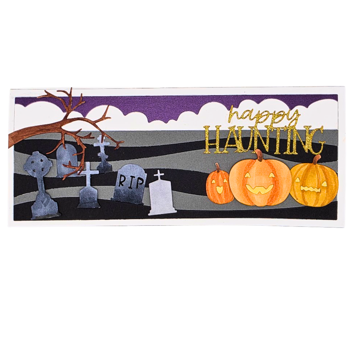 DP GM DIE HALLOWEEN GRAVEYARD POP UP KIT