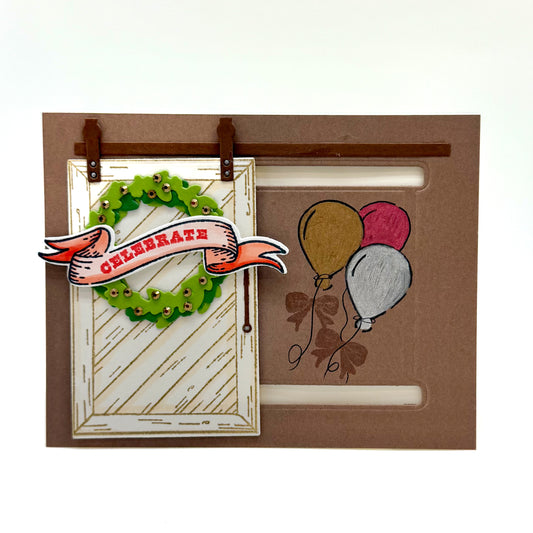 DP Sliding Door Interactive Stamp and Die Kit