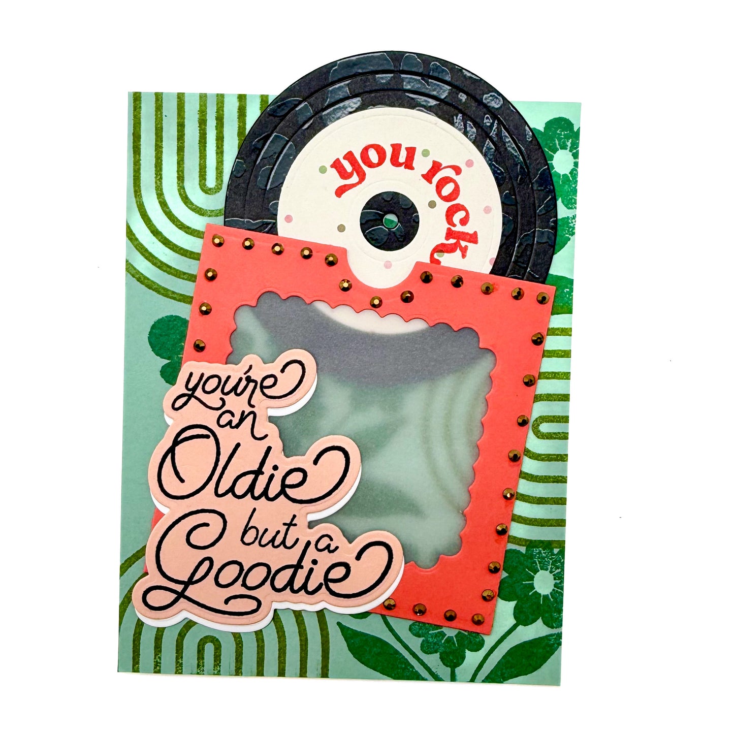 DP Retro Music Die, Stamp and Stencil Kit
