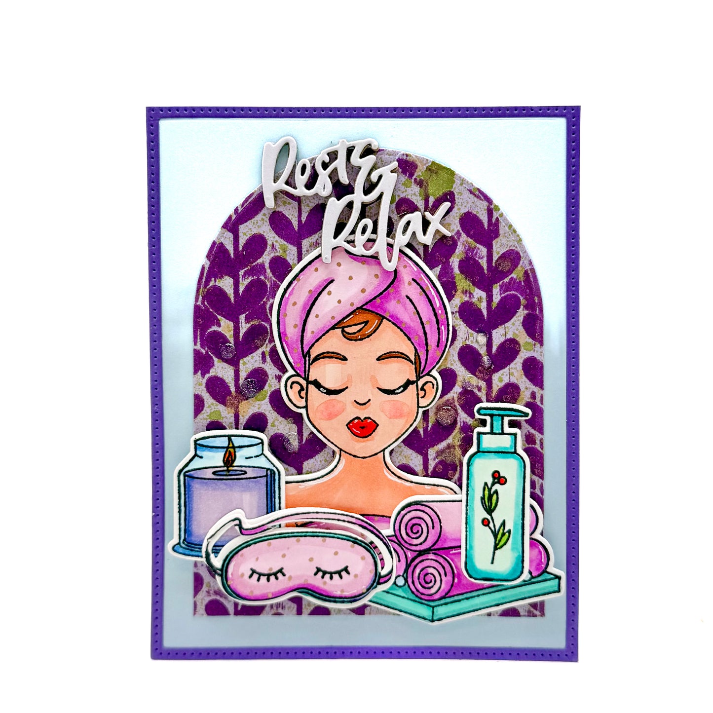 DP Self Care Die, Stamp and Stencil Kit