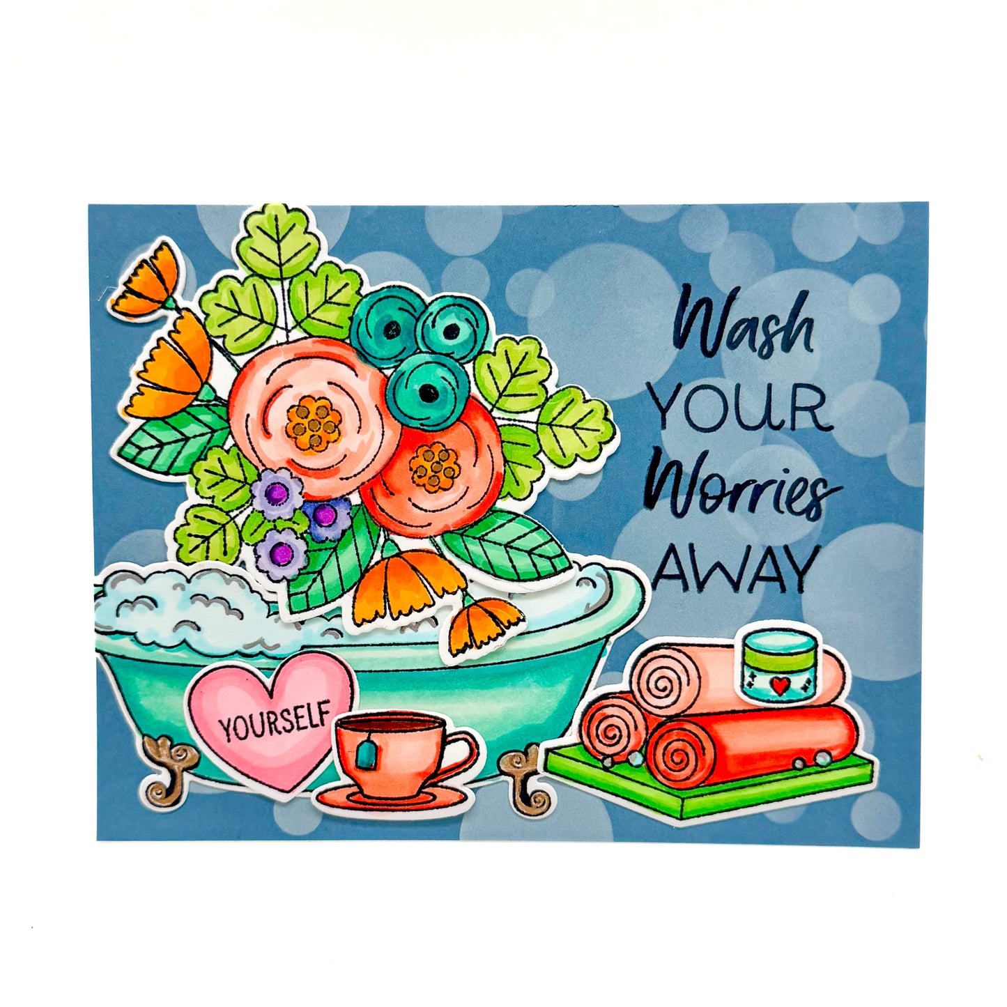 DP Self Care Die, Stamp and Stencil Kit