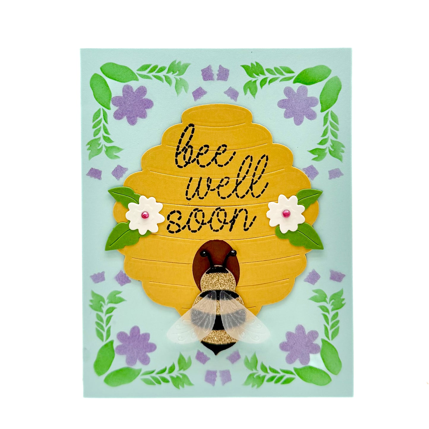 DP Bee Stitch Stamp, Die & Stencil Kit
