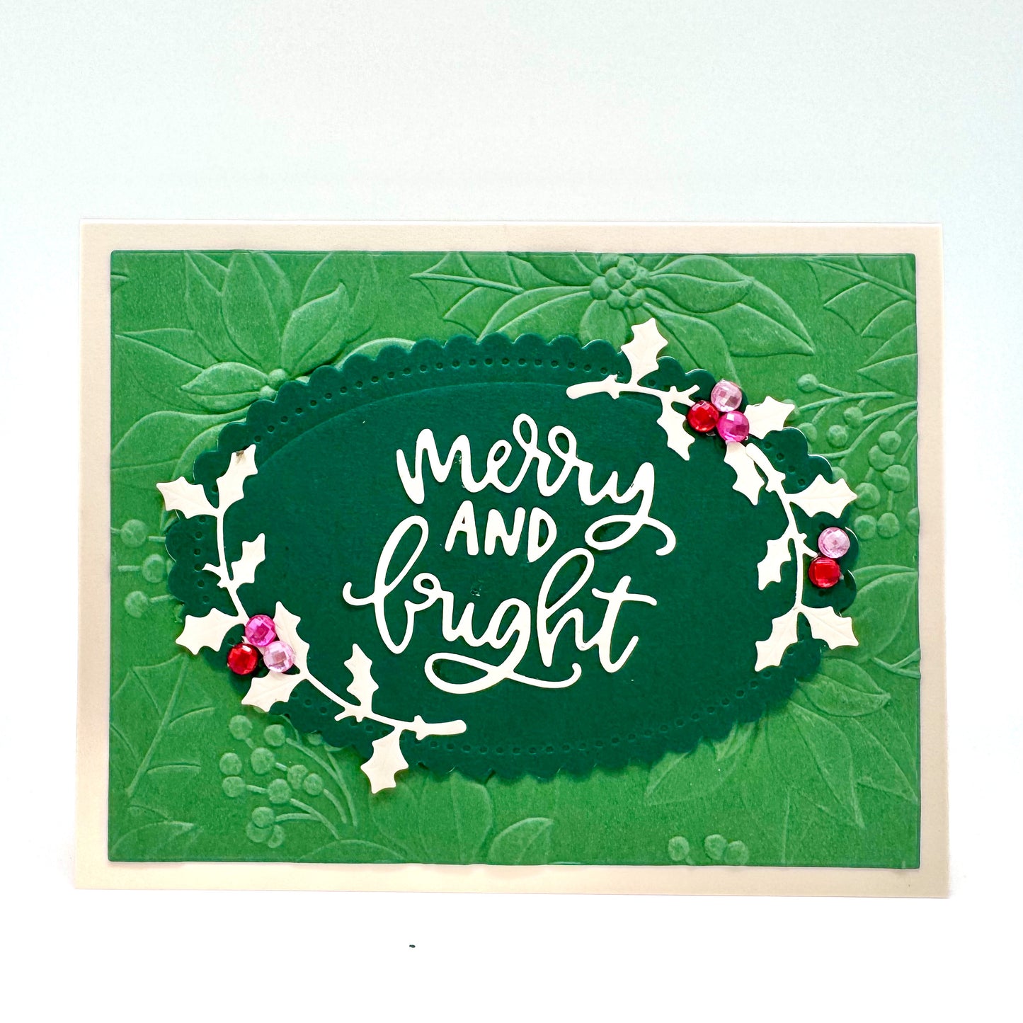 DP Large Christmas words with Embellishments Die Kit
