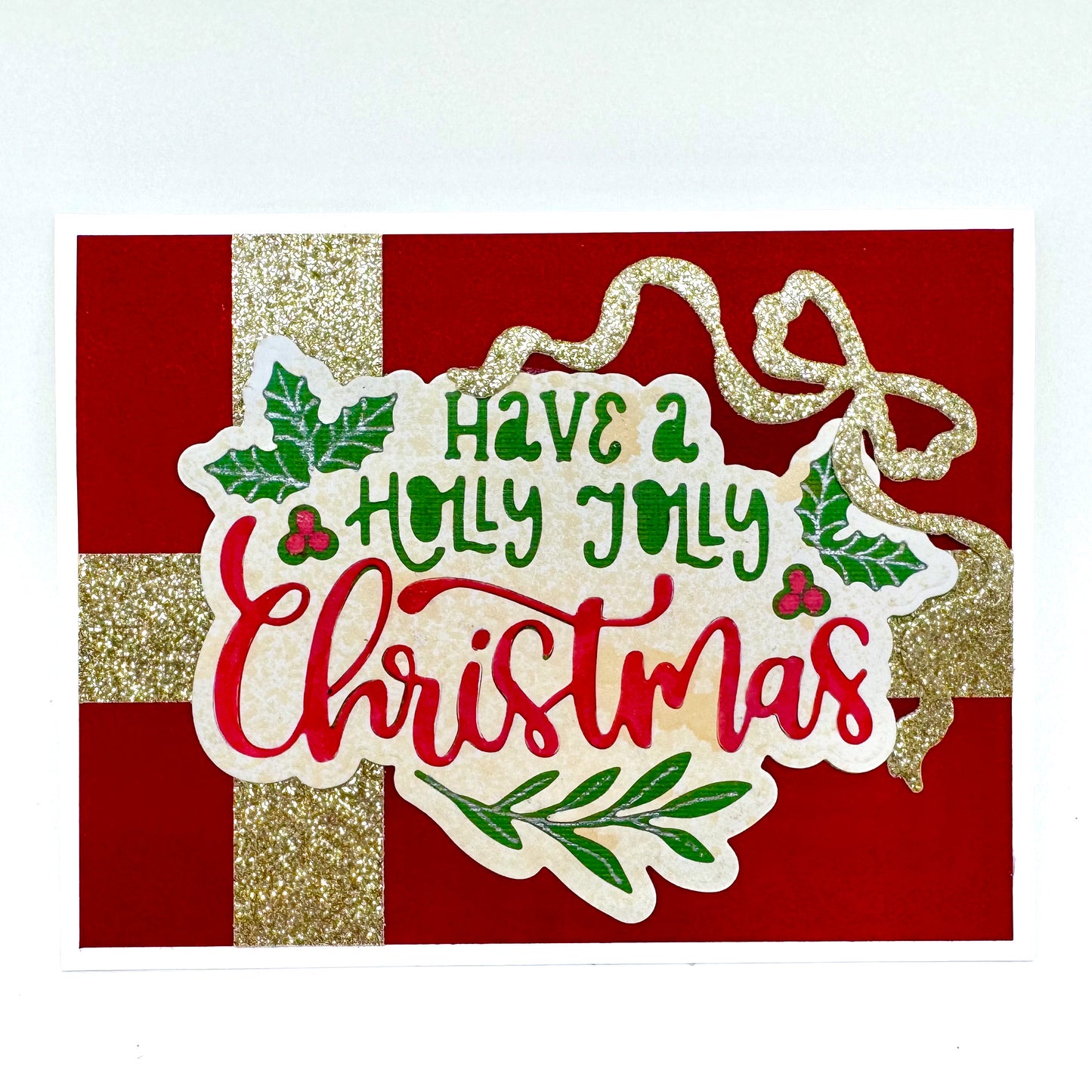 DP Large Christmas words with Embellishments Die Kit